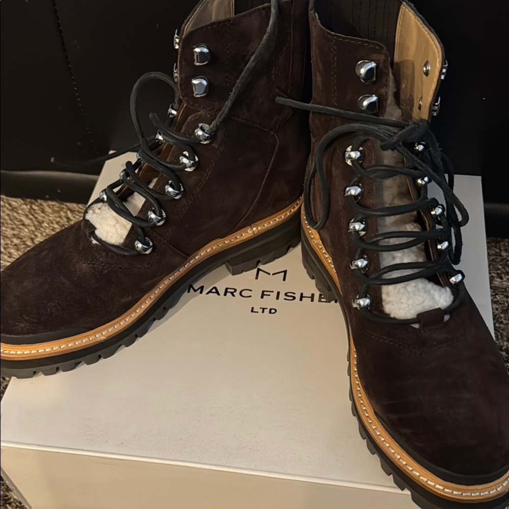 Marc Fisher Women’s Brown Suede Boots